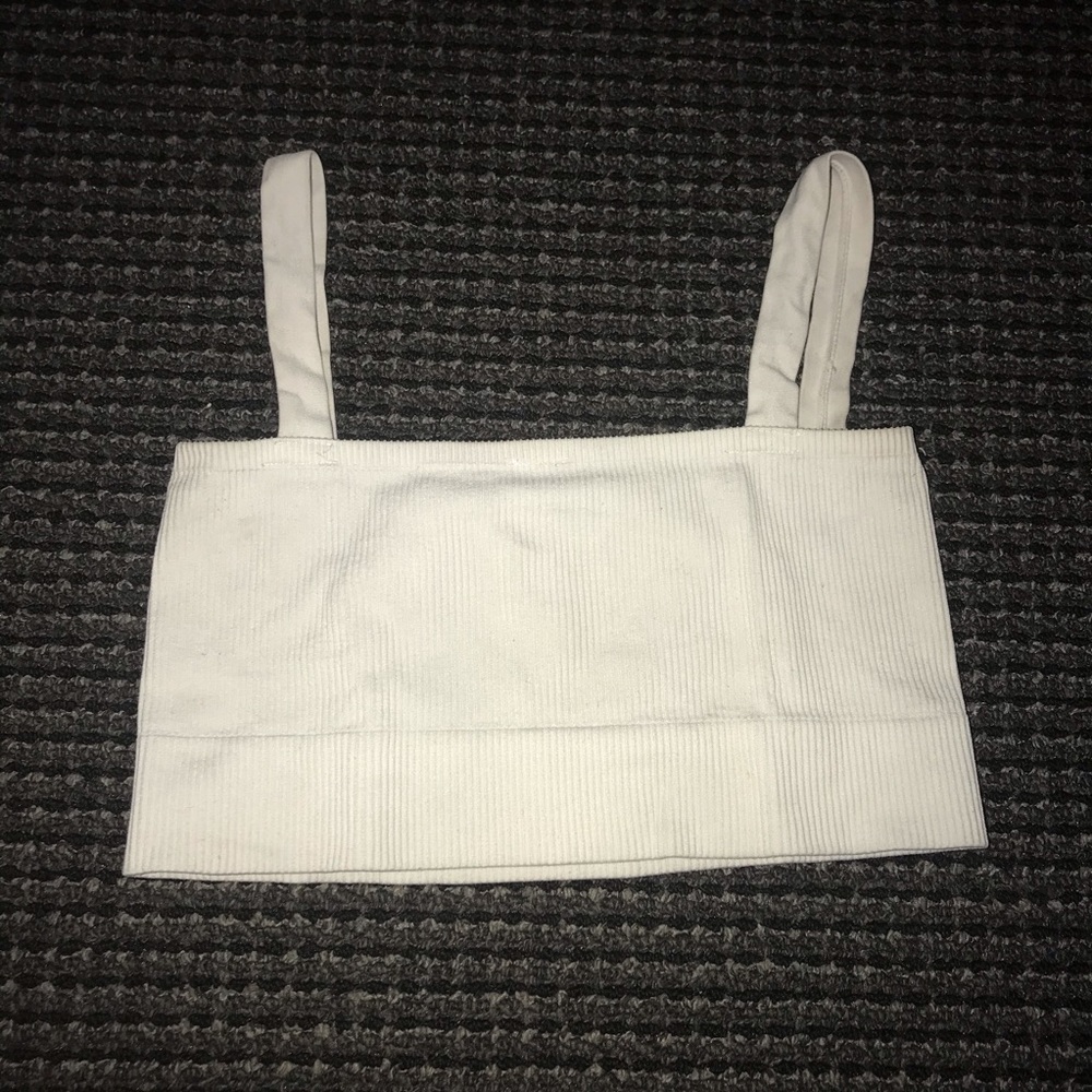 urban outfitters out from under white crop tank